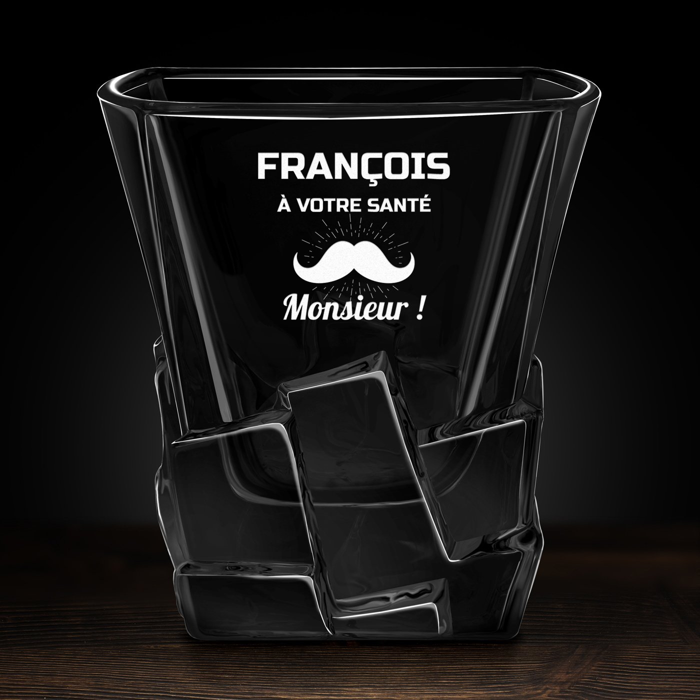 Verre à whisky Ice Blink avec gravure pour l'anniversaire d'un collègue