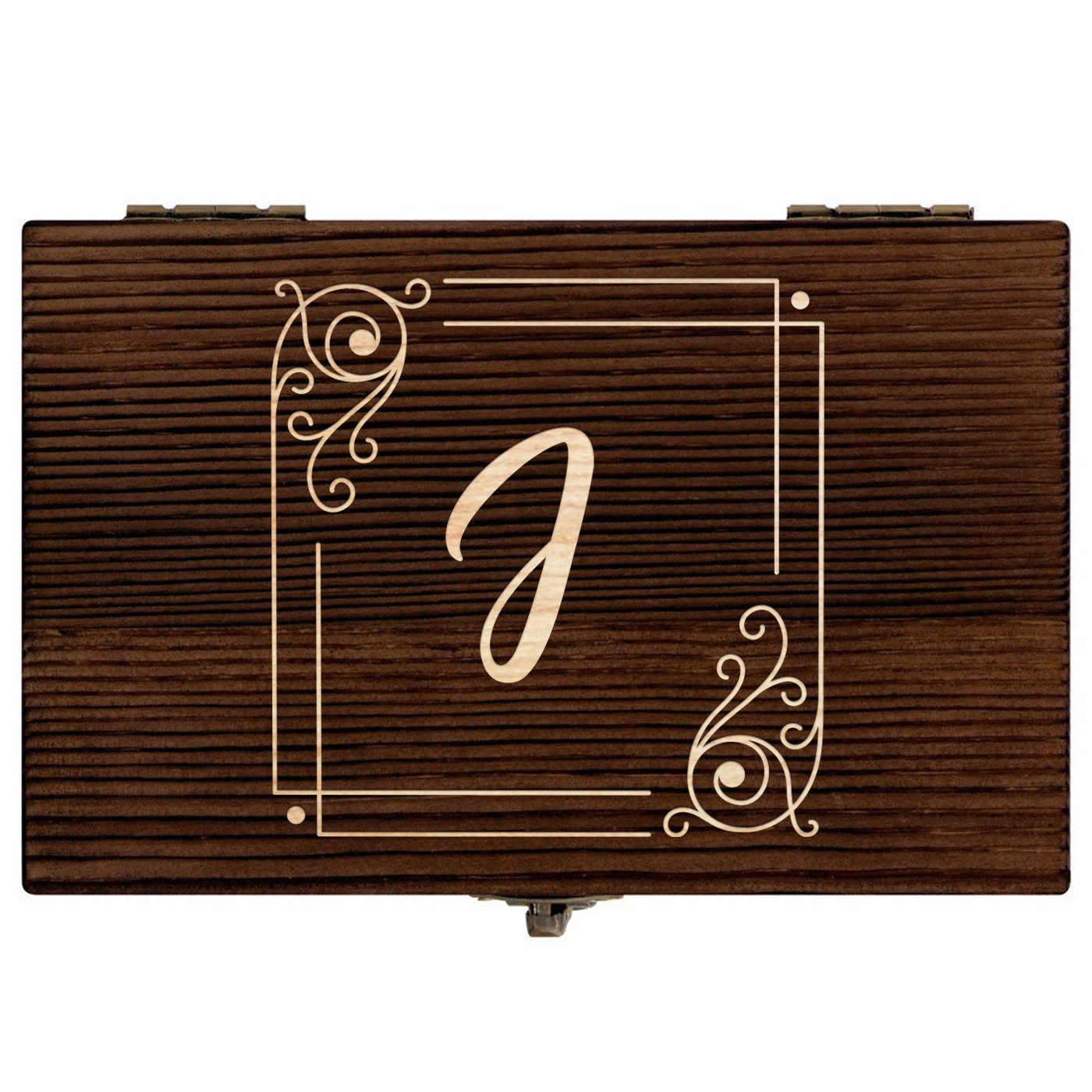 Pierres à whisky dans une boîte en bois avec gravure pour parrain pour Noël