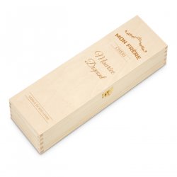 Boîte à vin en bois personnalisée pour 1 bouteille pour l'anniversaire d'un frère