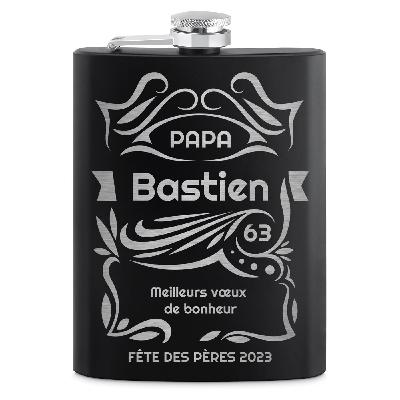 Flasque personnalisable pour papa
