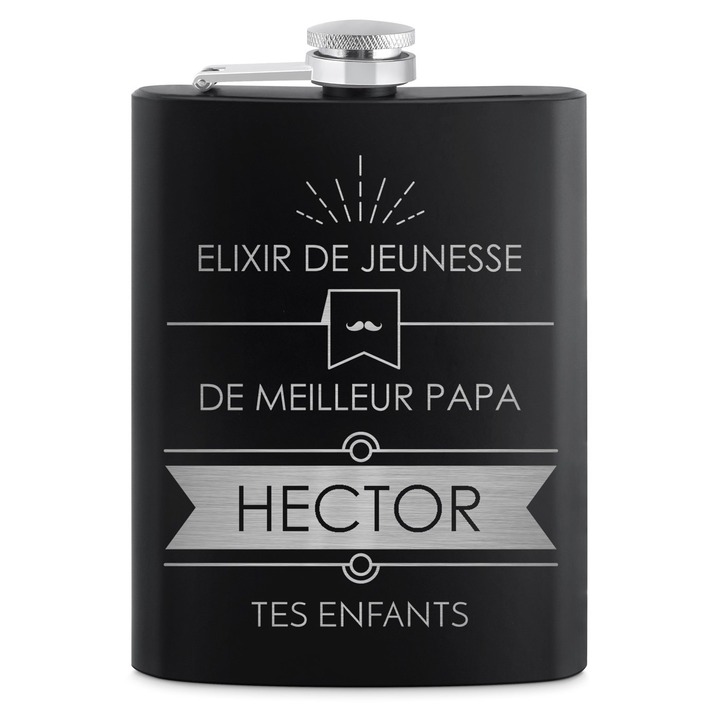 Flasque personnalisable pour le meilleur papa