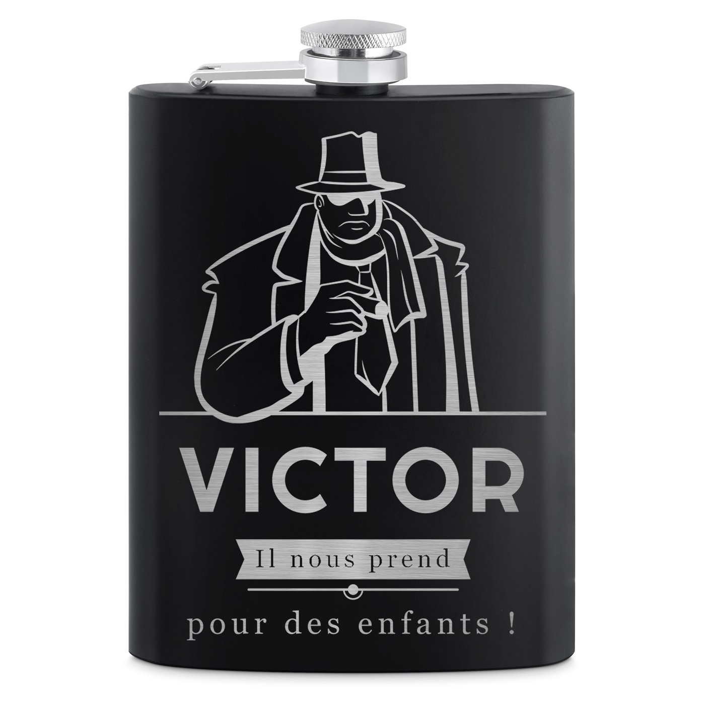 Flasque personnalisable pour parrain