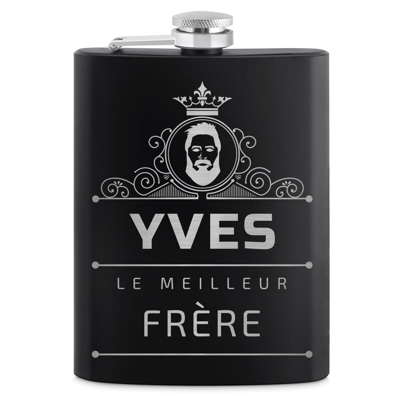 Flasque personnalisable pour frère barbu