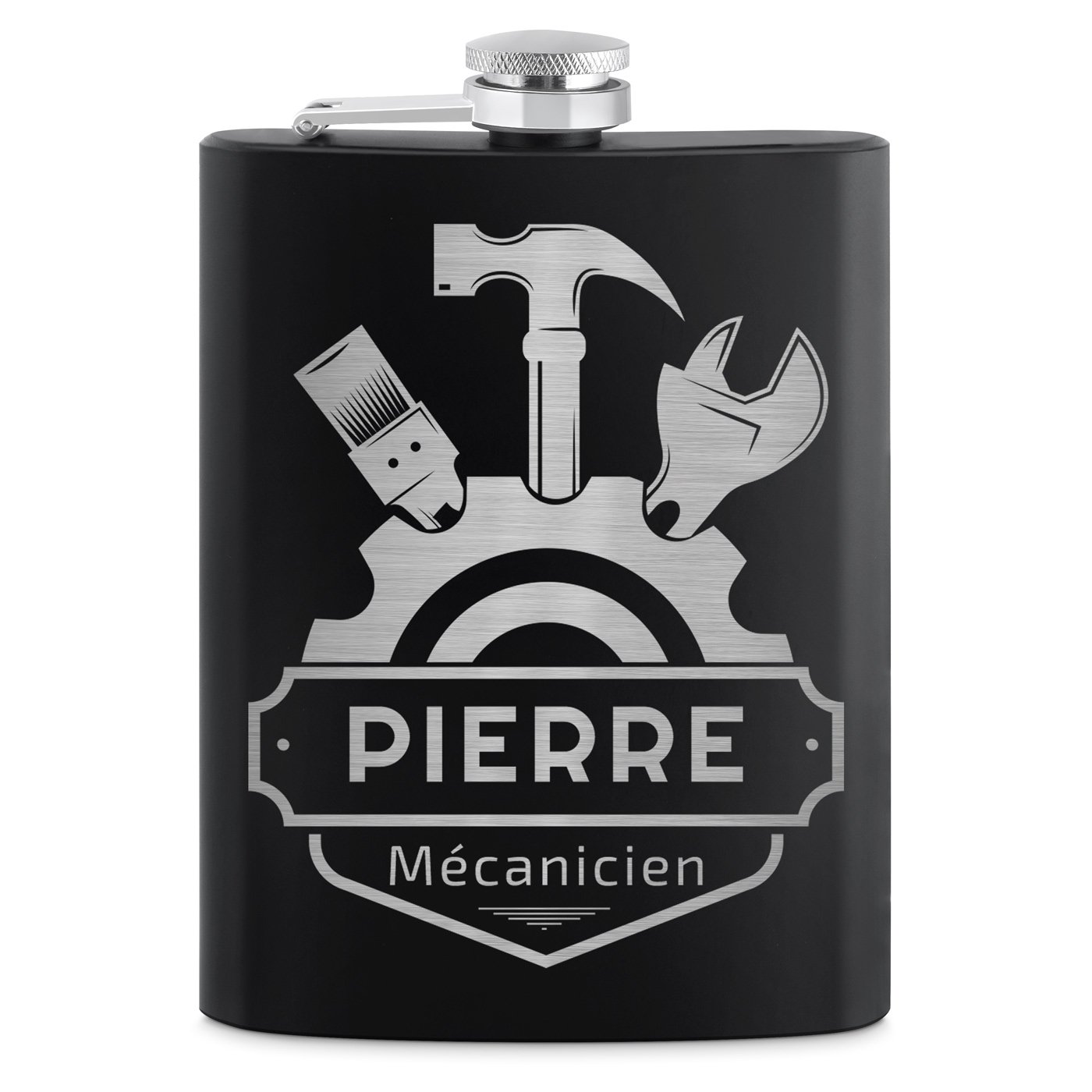 Flasque personnalisable pour mécanicien