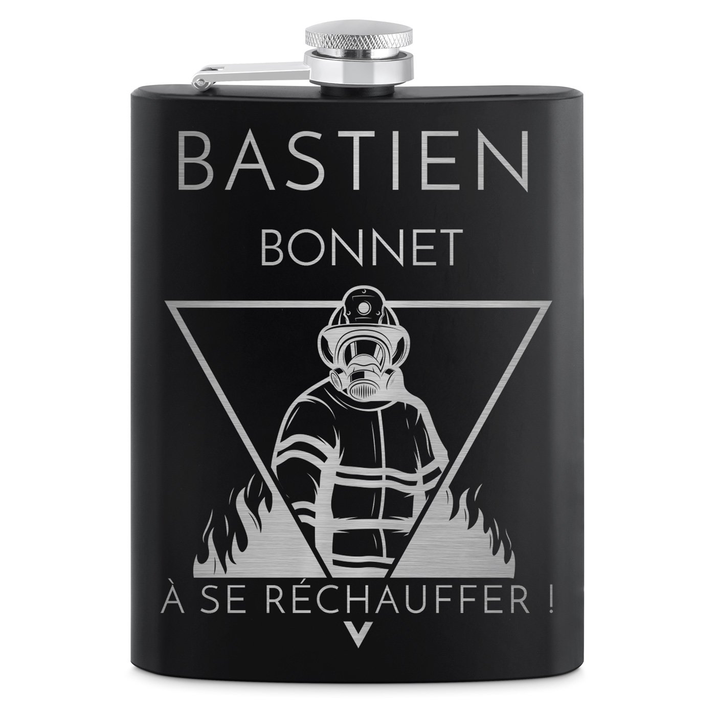 Flasque personnalisable pour pompier