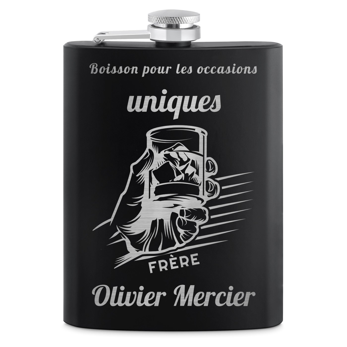 Flasque personnalisable pour beau-frère pour son anniversaire 