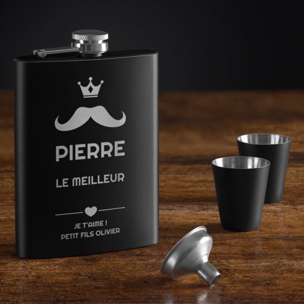 Flasque personnalisable pour grand-père