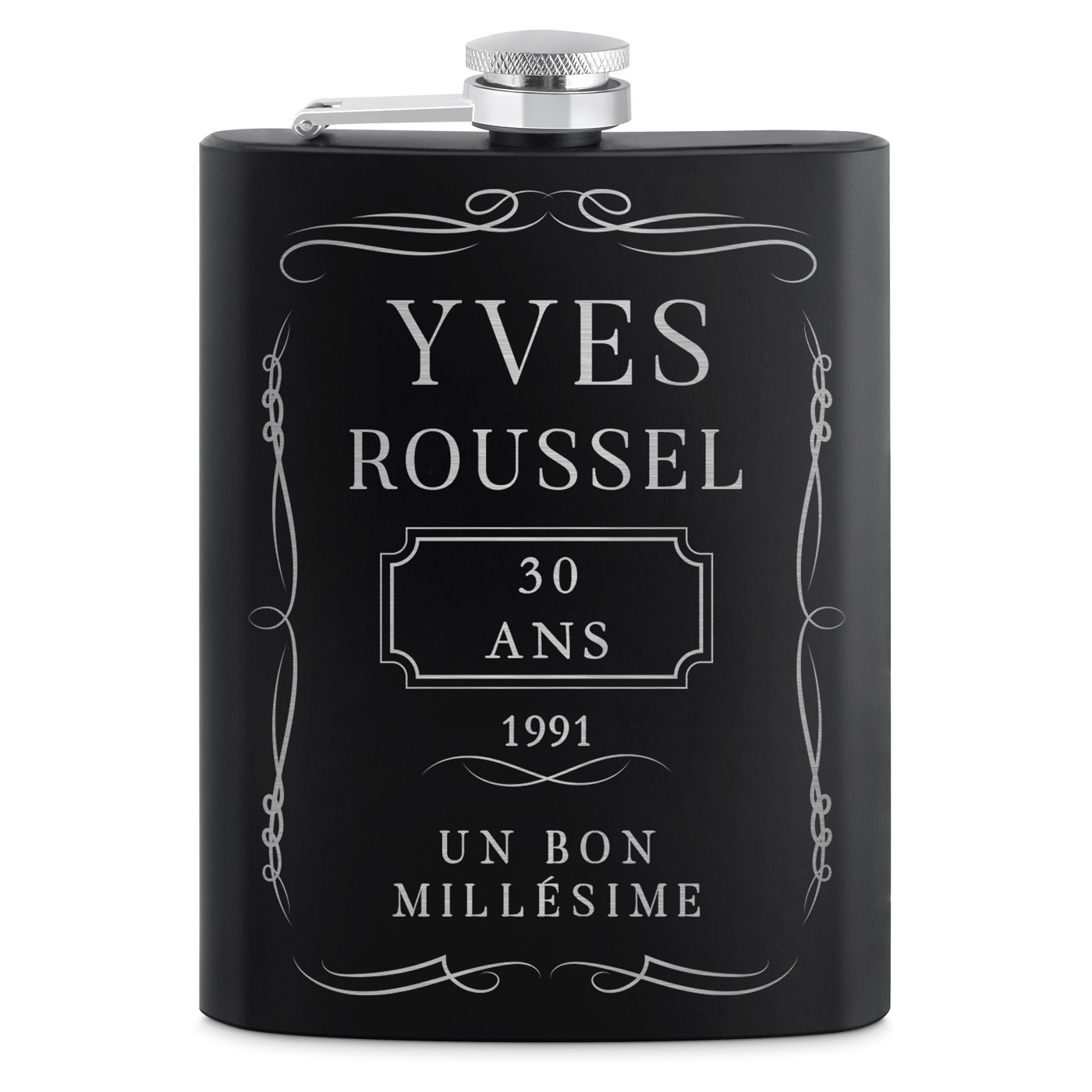 Flasque personnalisable pour ami pour ses 30 ans 