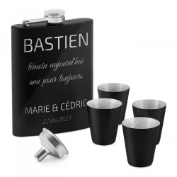 Flasque personnalisable pour témoin
