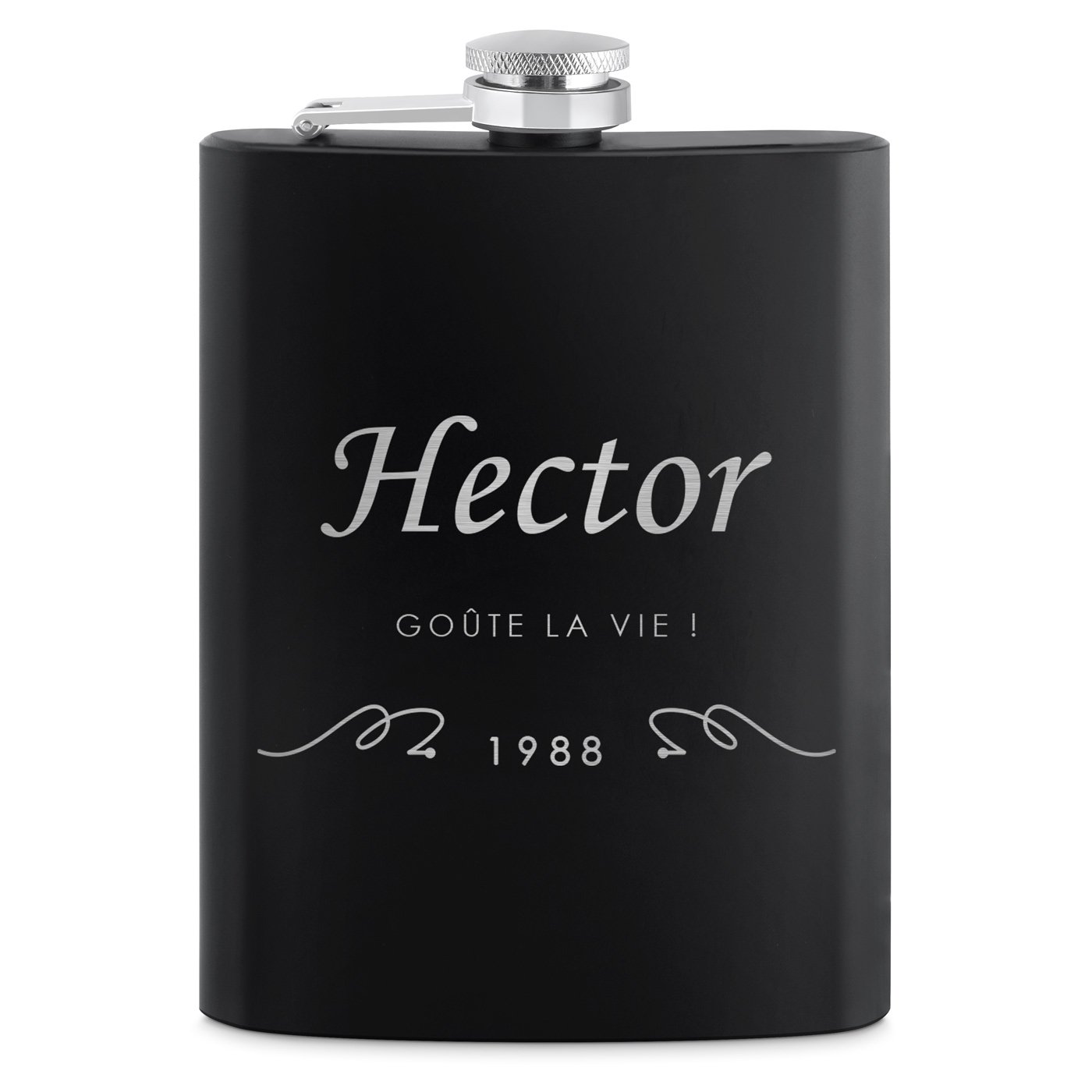 Flasque personnalisable pour homme pour anniversaire 