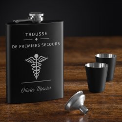 Flasque personnalisable pour médecin