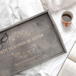Plateau de lit pliable personnalisé pour un ami pour la Saint-Valentin