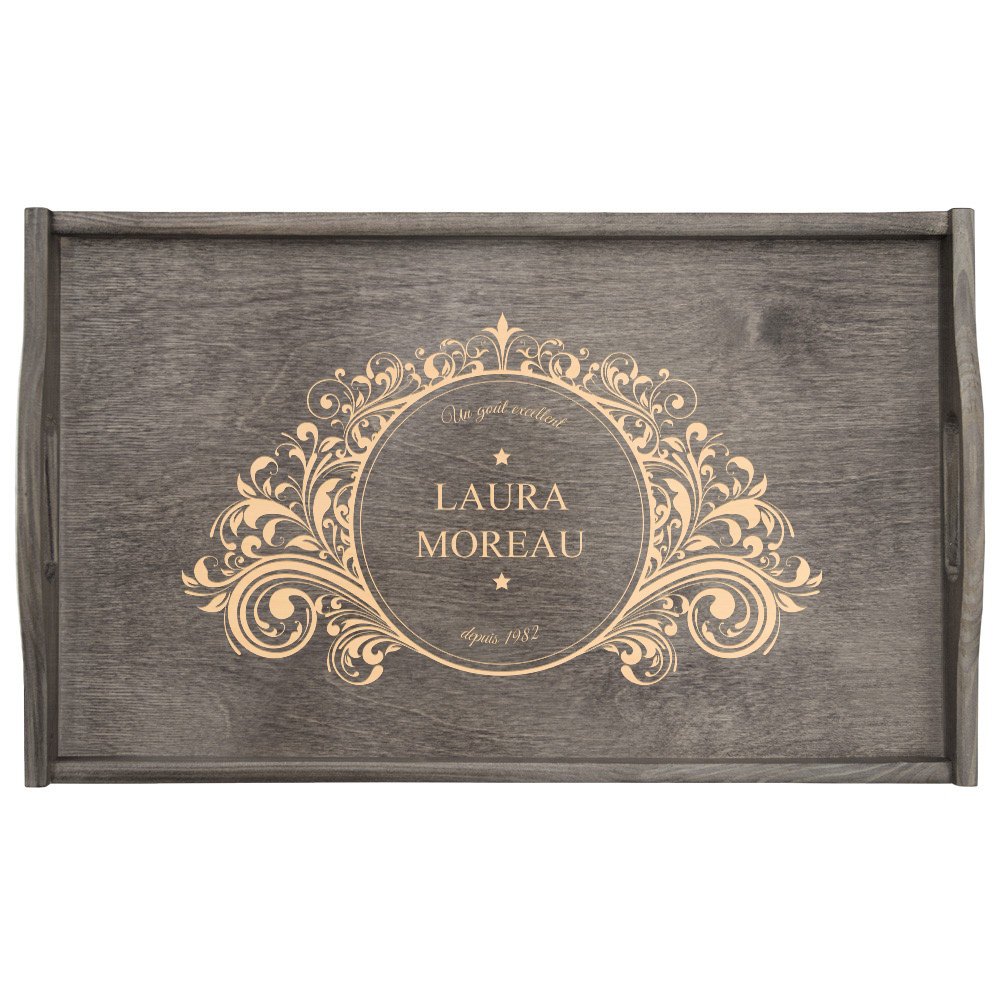 Plateau de lit pliable personnalisé pour l'anniversaire de mamie