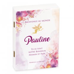 Ensemble de couverts avec prénom gravé pour fille fée naissance