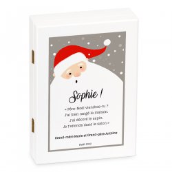 Ensemble de couverts avec prénom gravé pour fille noël saint nicolas