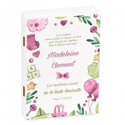 Ensemble de couverts avec prénom gravé pour fille baptême jouets