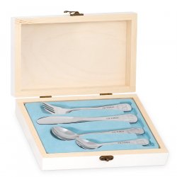 Ensemble de couverts avec prénom gravé pour fille baptême jouets