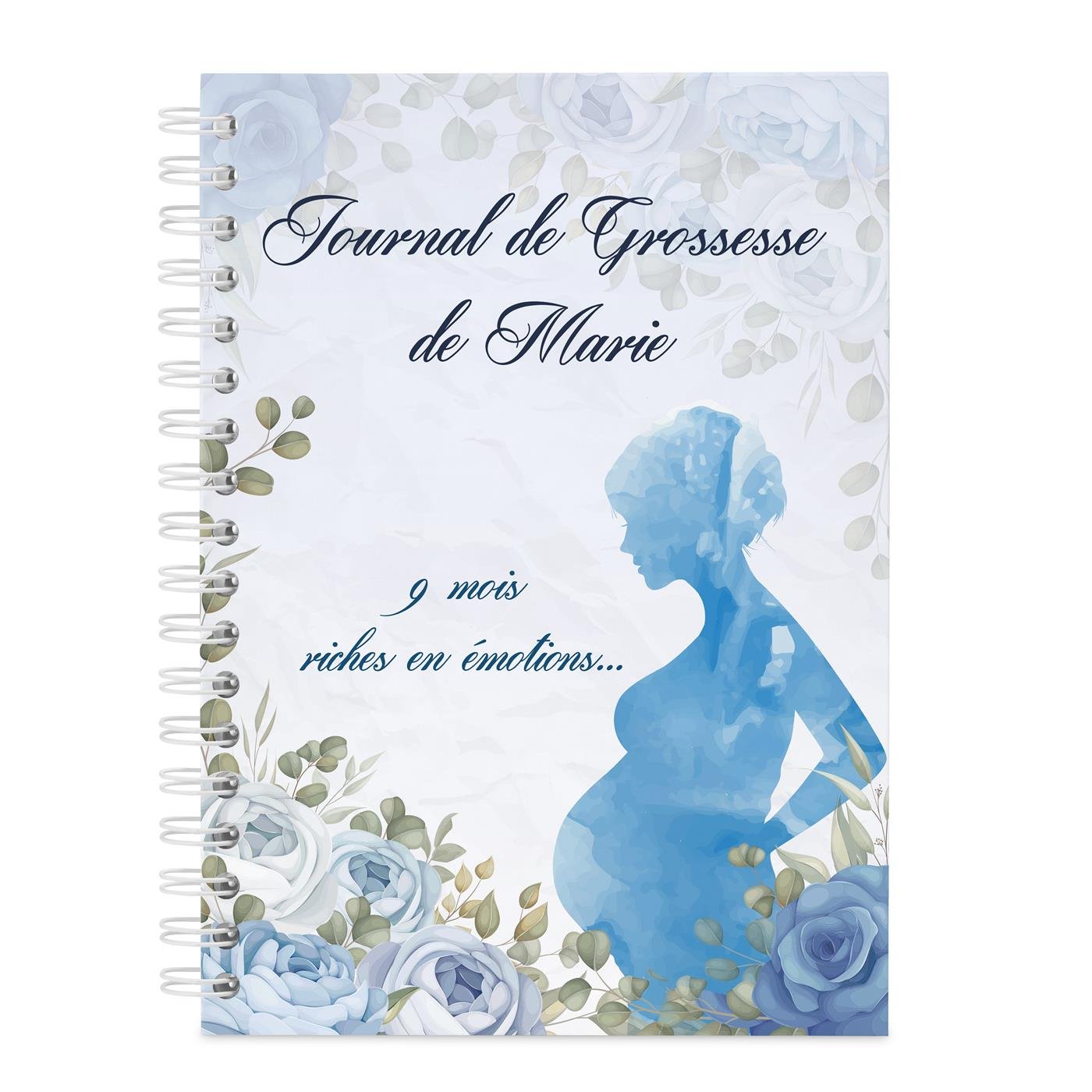Carnet de notes personnalisé pour future maman