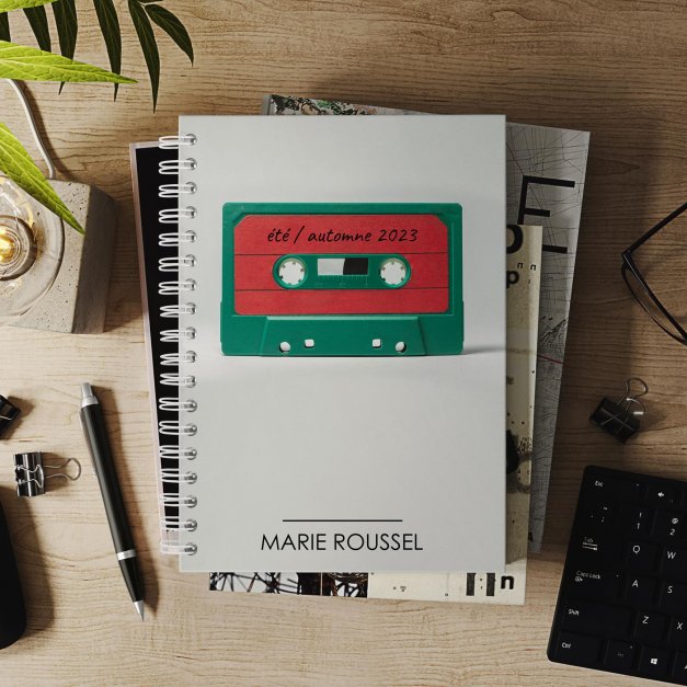 Carnet de notes personnalisé pour musicien