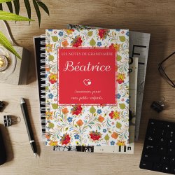 Carnet de notes personnalisé pour grand-mère