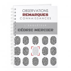 Carnet de notes personnalisé pour policier