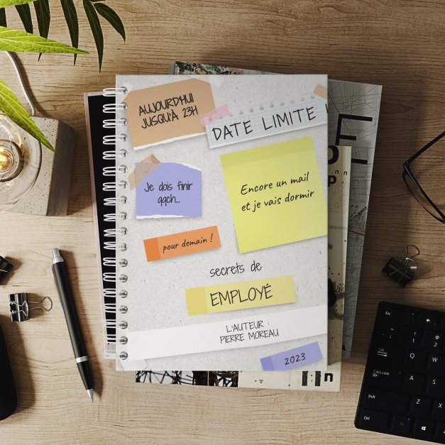Carnet de notes personnalisé pour employé