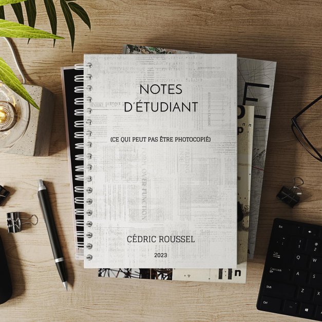 Carnet de notes personnalisé pour étudiant