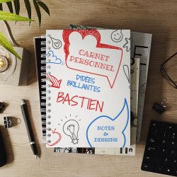 Carnet de notes personnalisé pour fils copain ami