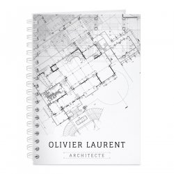 Carnet de notes personnalisé pour architecte