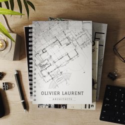Carnet de notes personnalisé pour architecte