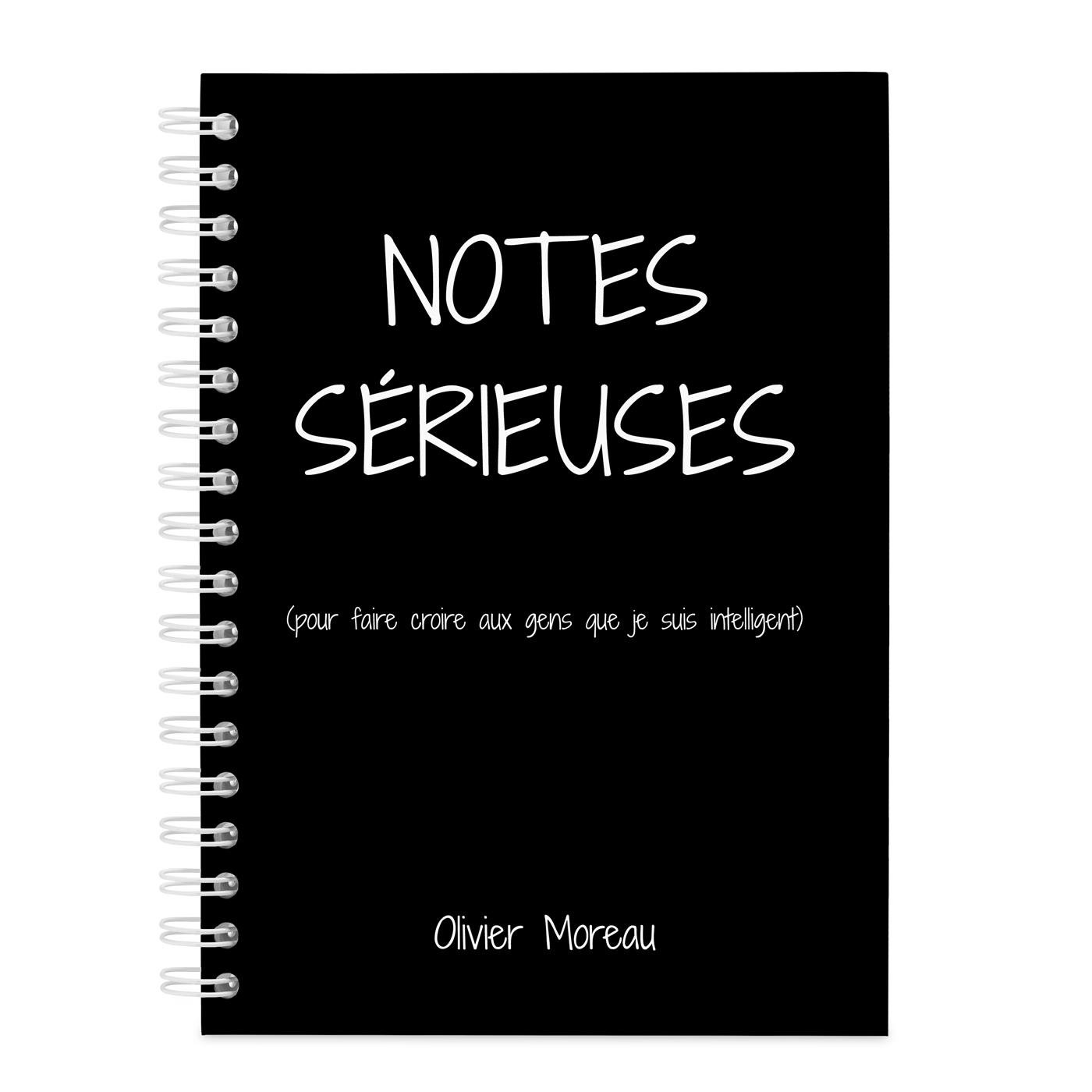 Carnet de notes personnalisé pour étudiant