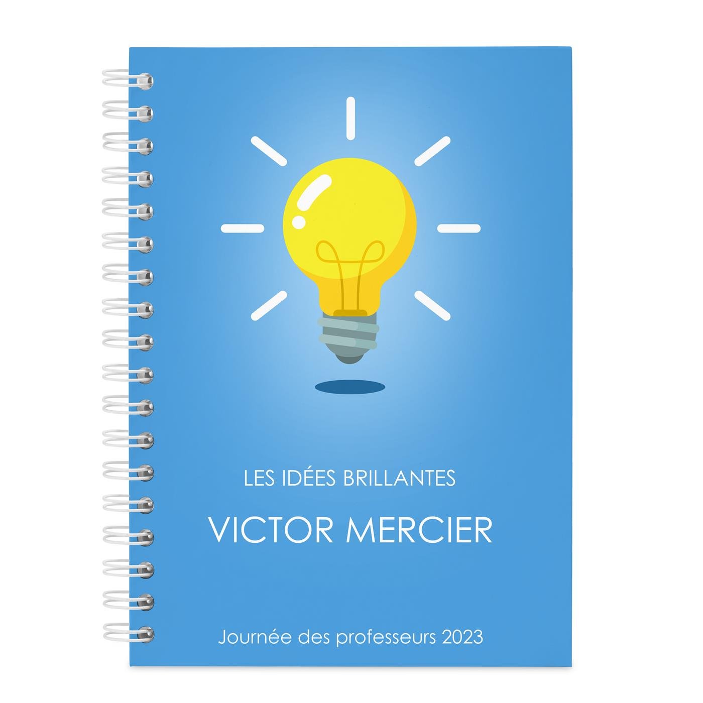 Carnet de notes personnalisé pour meilleur prof