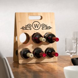 Casier à vin en bois avec impression pour elle ou pour lui pour un anniversaire