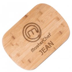 Planche à découper en bambou personnalisée pour un master chef