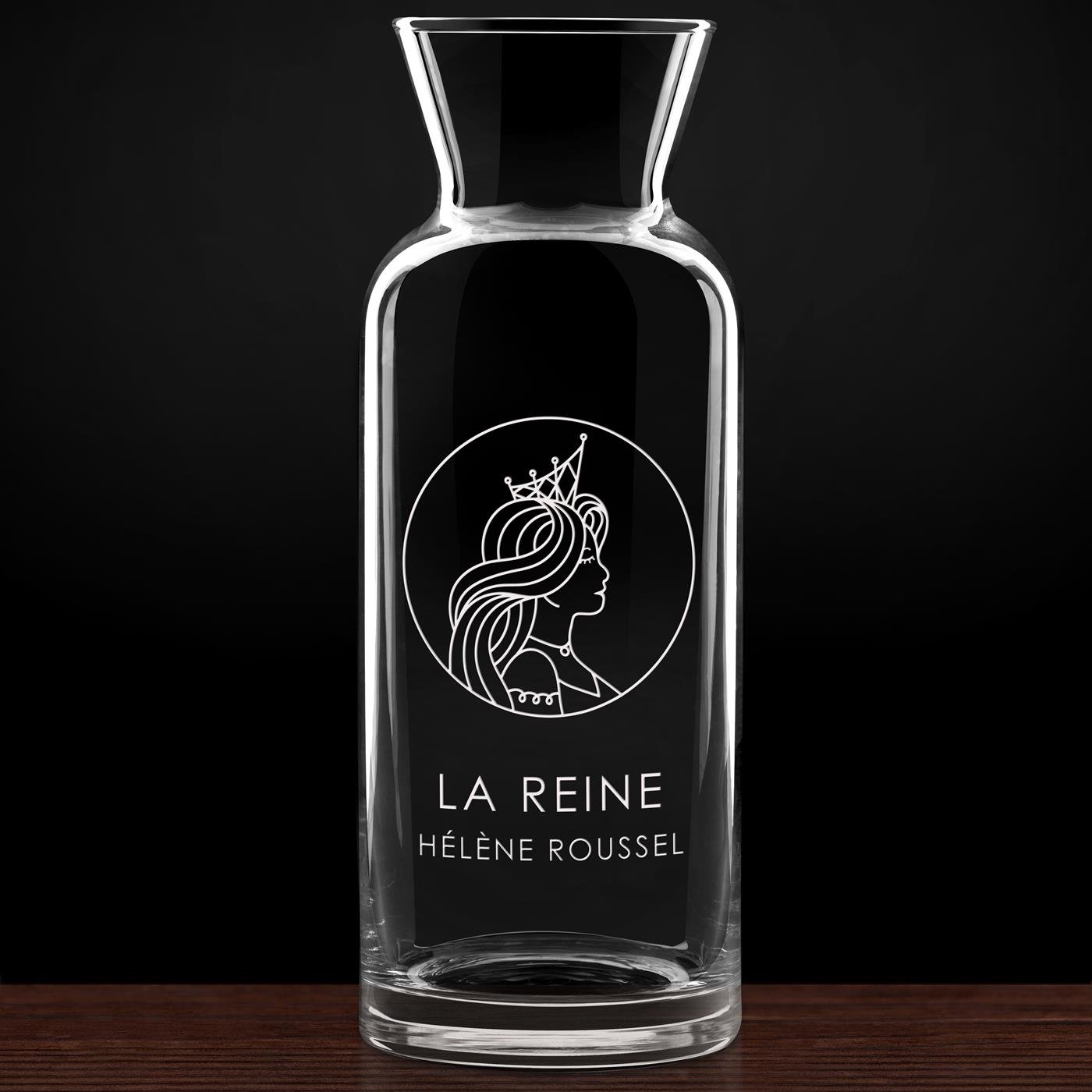 Carafe à eau en verre personnalisée pour une copine pour l'enterrement de vie de jeune fille