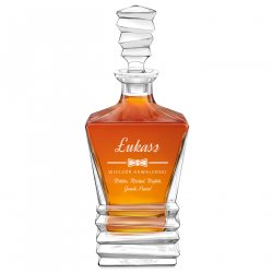 Carafe Geometric avec gravure pour lui pour enterrement de vie de garçon