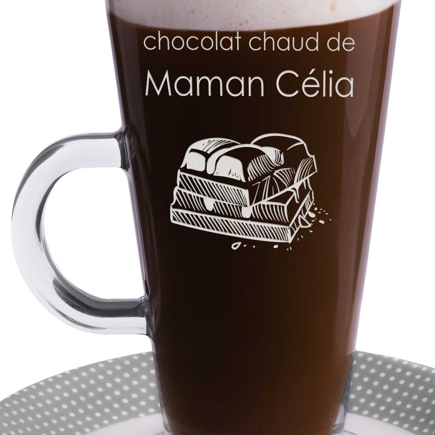 Verre à café personnalisé pour la fête des mères