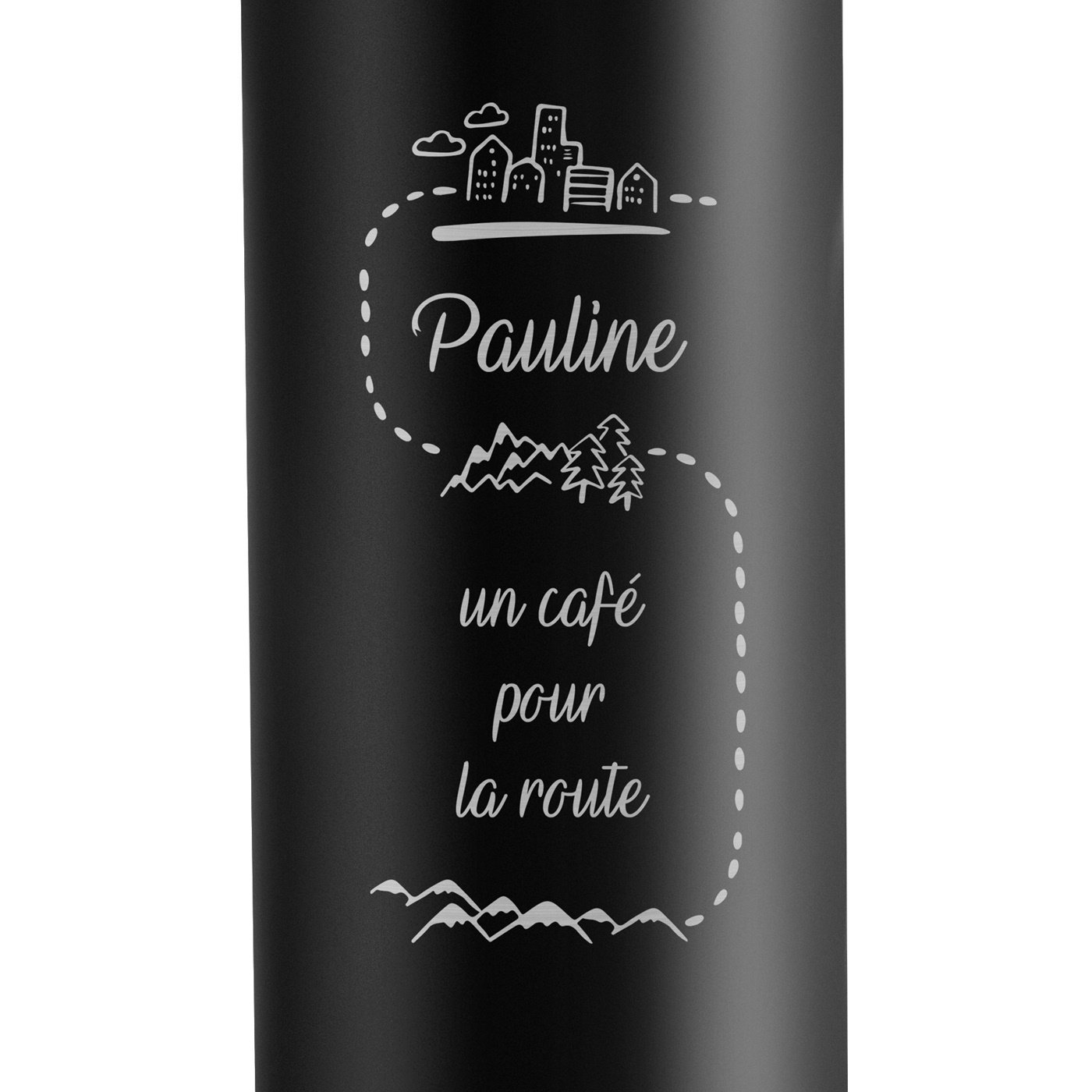 Bouteille isotherme personnalisée pour une passionnée de café