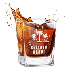 Verre à whisky avec gravure pour anniversaire grand-père
