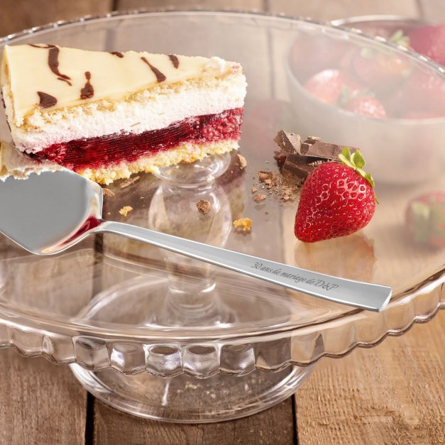Pelle à tarte avec gravure pour parents pour 30 ans de mariage