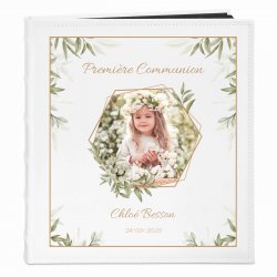 Album photo avec votre photo personnalisée pour fille communion