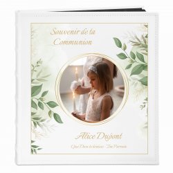 Album photo avec votre photo personnalisée pour fille pour sa première communion