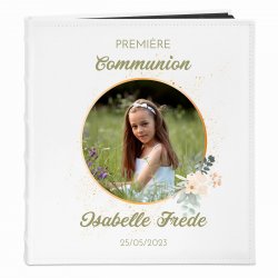 Album photo avec votre photo personnalisée pour fille première communion