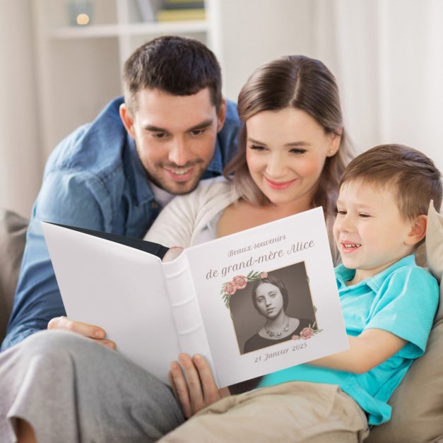 Album photo avec votre photo personnalisée pour mamie préférée