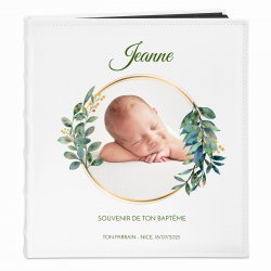 Album photo avec votre photo personnalisée pour fille baptême