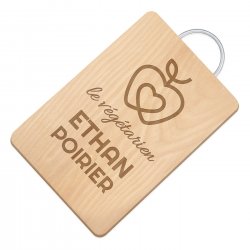 Planche à découper en bois avec manche en métal personnalisée pour un copain pour la Saint-Valentin