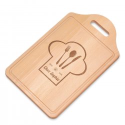 Planche en bois à découper personnalisée pour l'anniversaire d'une femme