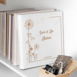 Album photo grand format avec personnalisation pour amis pour une crémaillère
