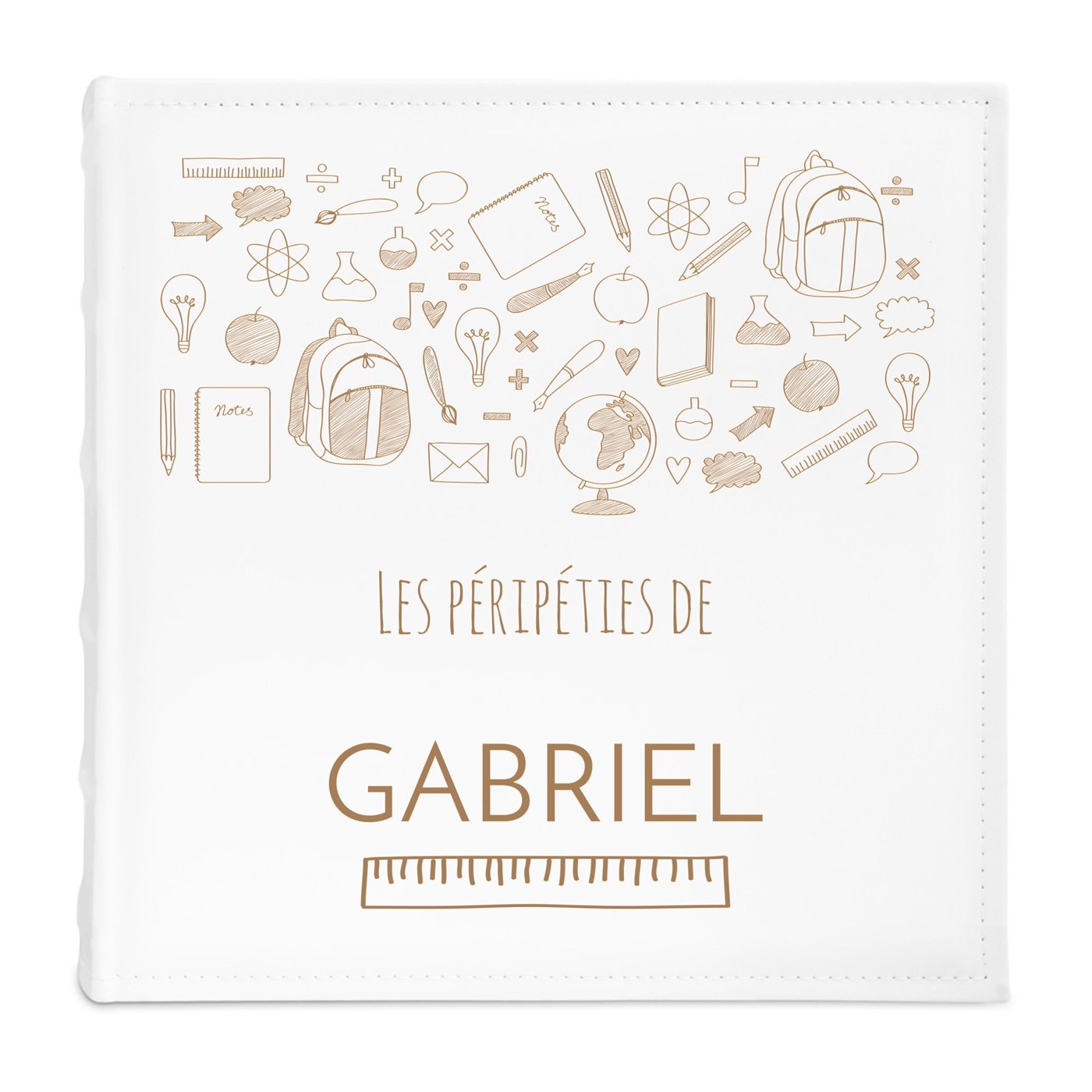 Album photo grand format avec personnalisation pour un garçon