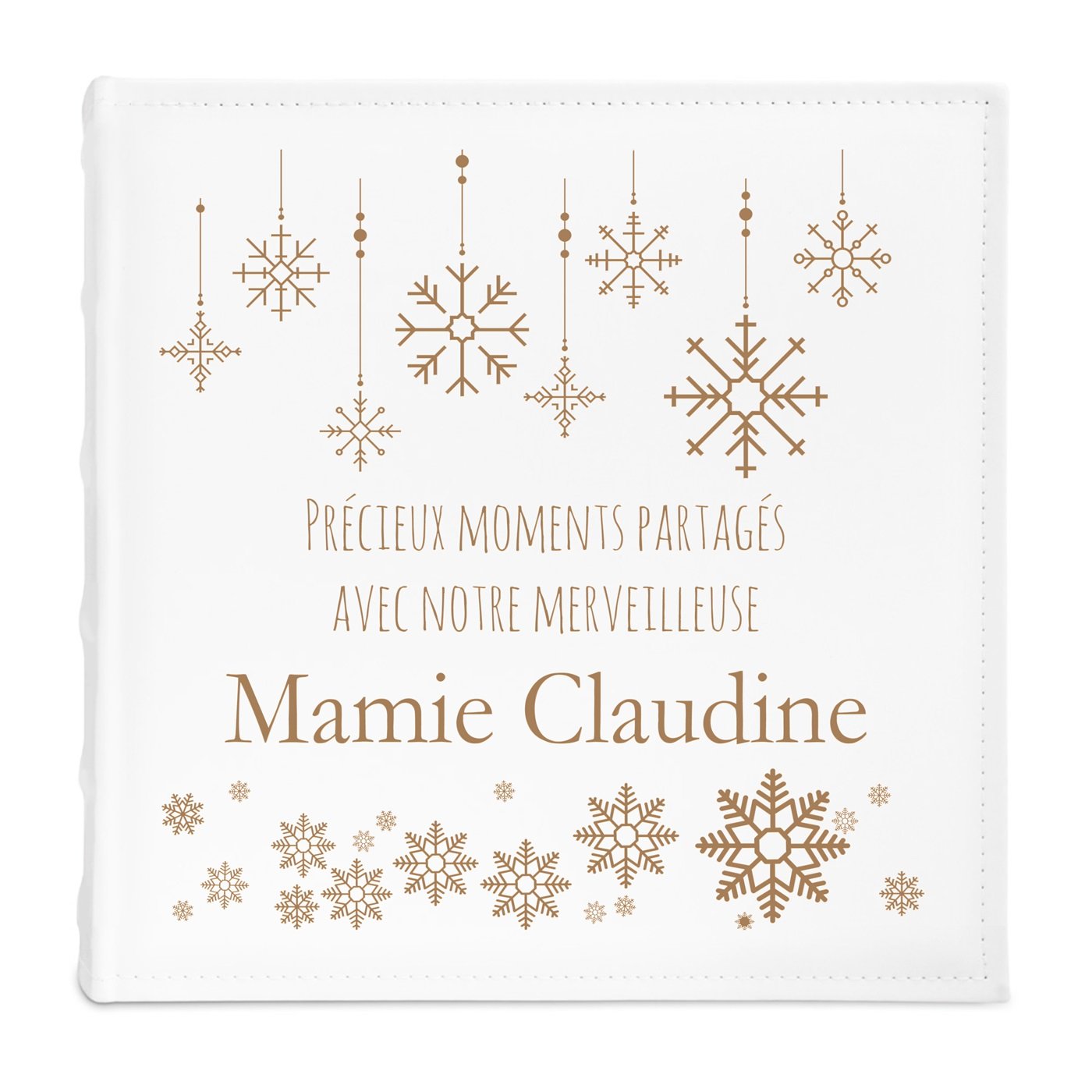 Album photo grand format avec personnalisation pour mamie pour Noël